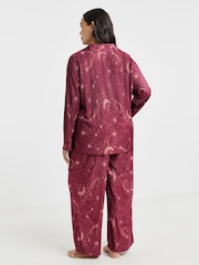 Figleaves Celestial Plisse Button-Through Pyjamas Set - Bild 2 von 4