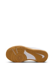 Nike White Youth Omni Multi-Court Trainers - Image 6 of 8