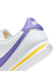 Nike White/Blue Youth Cortez Trainers - Image 13 of 13