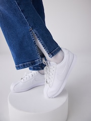 Nike White Youth Cortez Trainers - Image 1 of 16