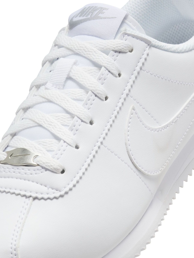 Nike White Youth Cortez Trainers - Image 10 of 16