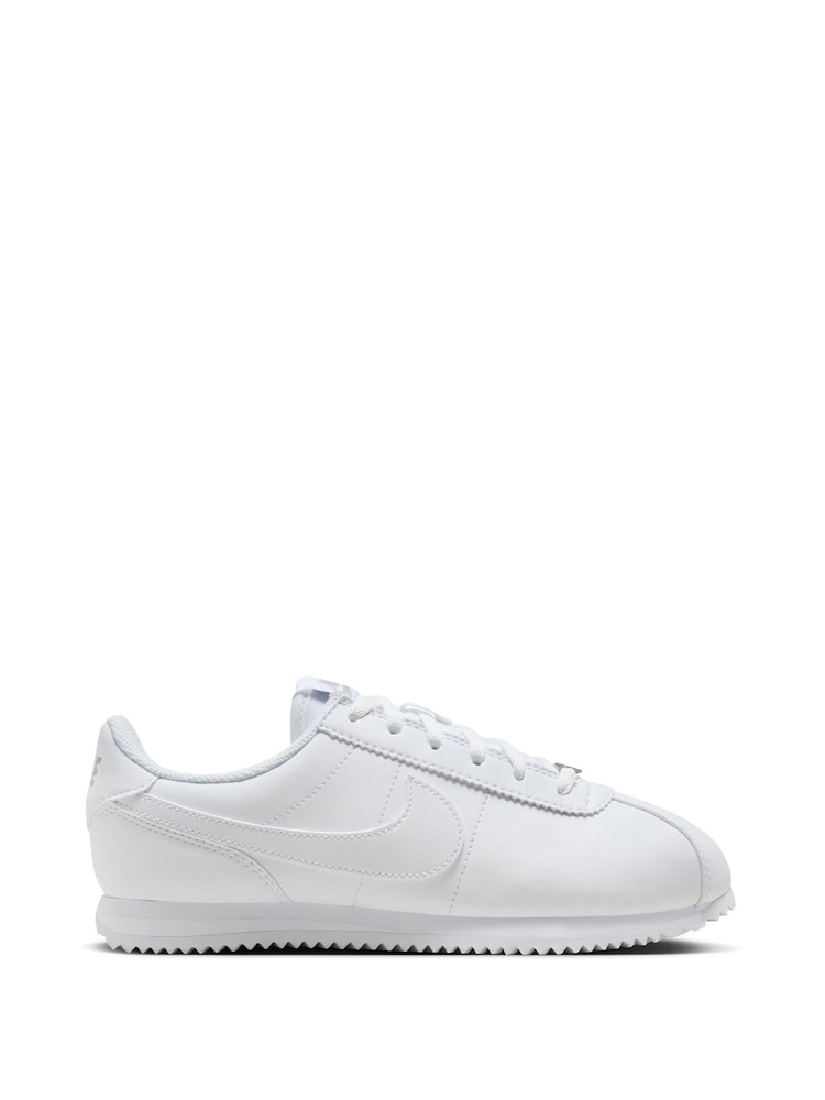 Nike White Youth Cortez Trainers - Image 8 of 16