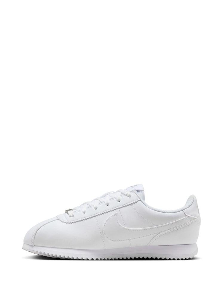 Nike White Youth Cortez Trainers - Image 9 of 16
