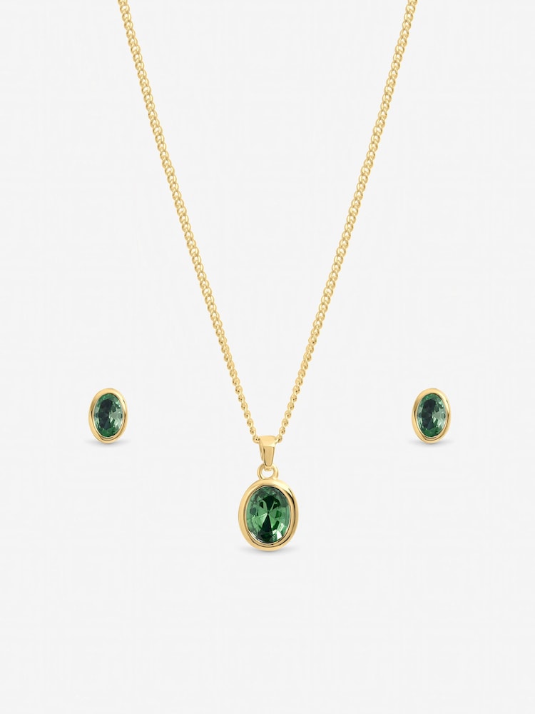 Inicio Emerald Oval Bezel Set - Coffret cadeau - Image 1 sur 2