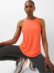 Sweaty Betty Orange Breathe Easy Mesh Run Tank Top - Image 1 of 6