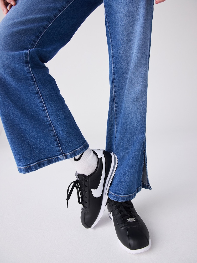Nike Black Youth Cortez Trainers - Image 4 of 9