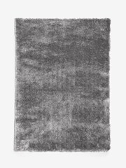 Silver Grey Plush Velveteen Rug - Image 3 of 3