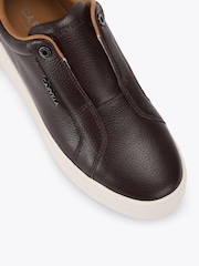 Carvela Red Connected Laceless Leather Trainers - Image 4 of 4