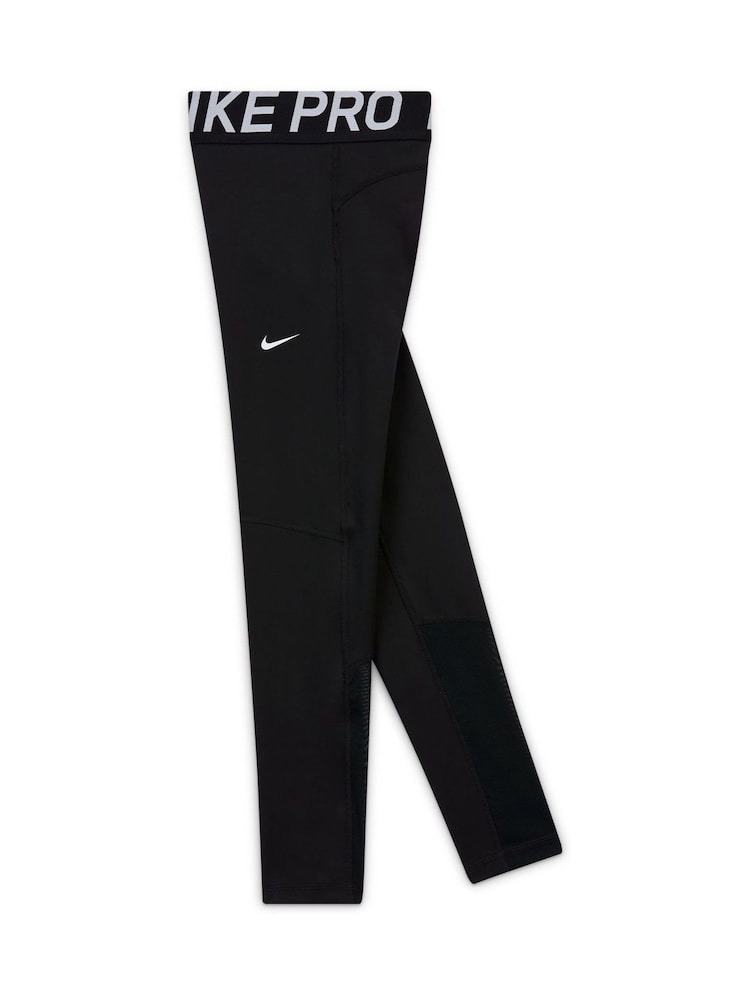 שחור - Nike Dri-FIT טייץ / טייצים מקצועיות בגזרה גבוהה - Image 7 of 8