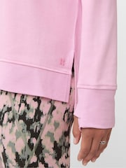 Sweaty Betty Pink After Class Open Back Tie Sweatshirt - Image 3 of 6