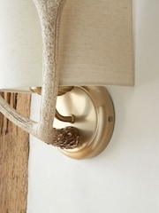 Natural Antler Wall Light - Image 2 of 9