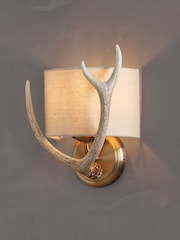 Natural Antler Wall Light - Image 5 of 9