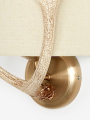 Natural Antler Wall Light - Image 8 of 9