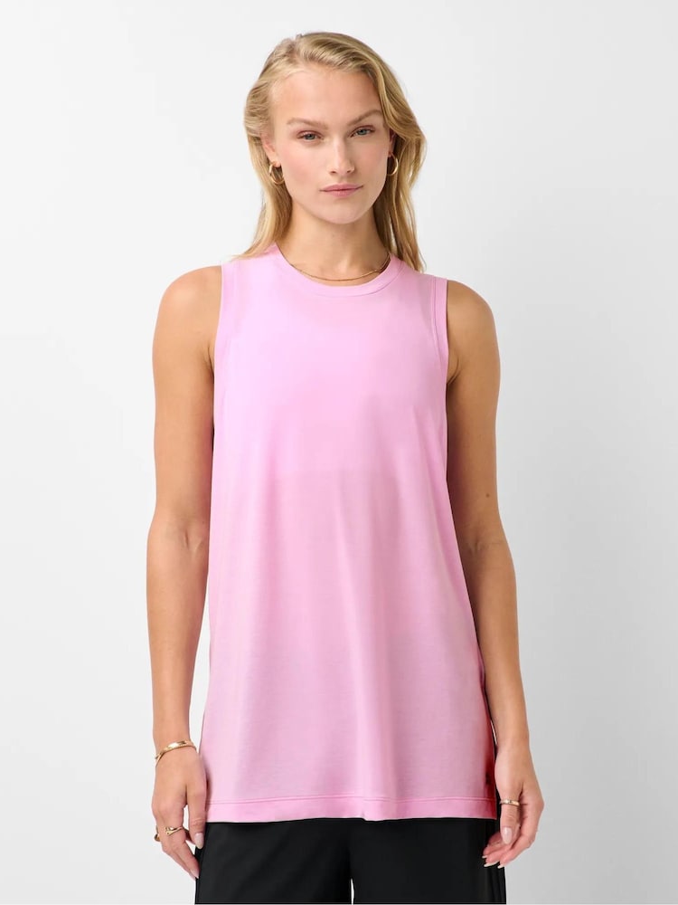 بنفسجي فاتح وردي - تي شيرت طويل بدون أكمام Soft Flow Studio من Sweaty Betty - صورة 1 من 6