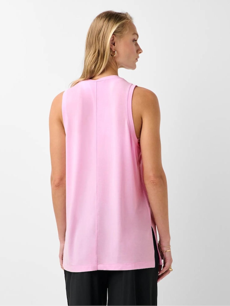 بنفسجي فاتح وردي - تي شيرت طويل بدون أكمام Soft Flow Studio من Sweaty Betty - صورة 2 من 6