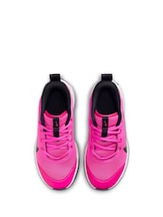 Nike Pink Youth Omni Multi-Court Trainers - Image 10 of 10
