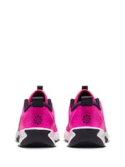 Nike Pink Youth Omni Multi-Court Trainers - Image 6 of 10