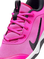 Nike Pink Youth Omni Multi-Court Trainers - Image 8 of 10