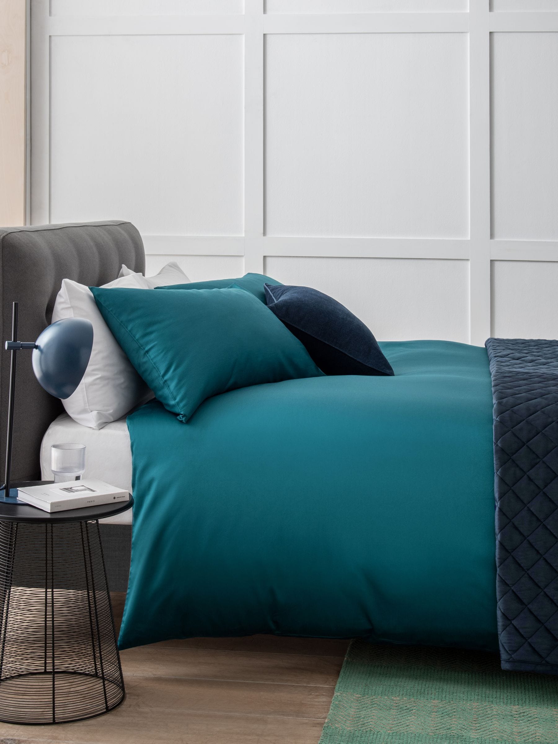Teal pillowcase top