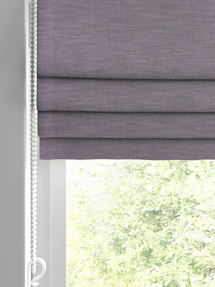 Laura Ashley Dark Sugared Violet Swanson Made To Measure Roman Blind - Image 2 of 5