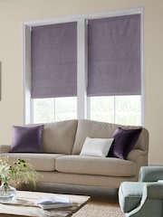 Laura Ashley Dark Sugared Violet Swanson Made To Measure Roman Blind - Image 4 of 5
