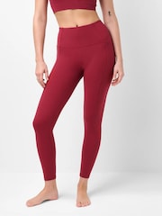 Sweaty Betty Deep Red Full Length Super Soft Yoga Leggings - Image 4 of 6