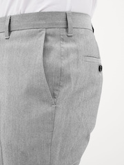 Light Grey Skinny Fit Stretch Smart Trousers - Image 5 of 6