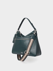 Osprey London Green Leather Hobo Bag - Image 1 of 5