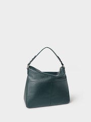 Osprey London Green Leather Hobo Bag - Image 3 of 5