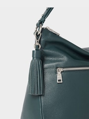 Osprey London Green Leather Hobo Bag - Image 4 of 5
