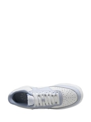 Nike Light Blue Court Vision Low Next Nature Trainers - Image 3 of 4