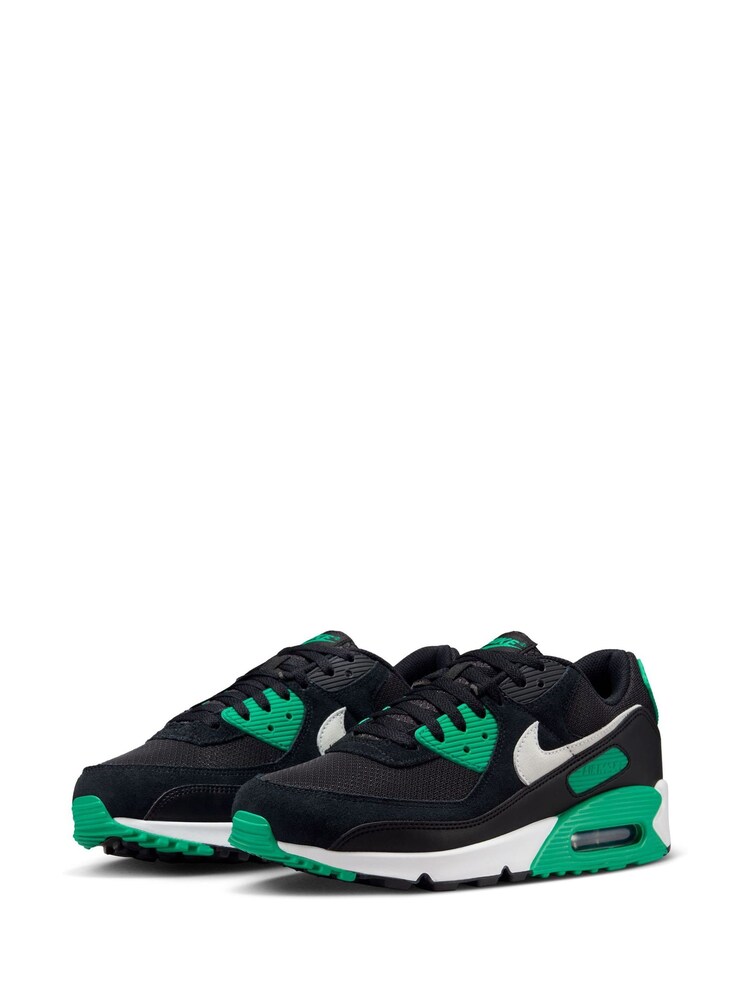 Buy Nike Black/White Stadium Grey Air Max 90 Trainers from Next