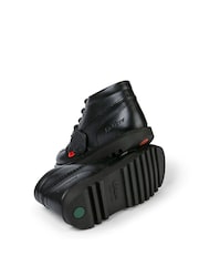 Kickers Black Junior Hi Zip Leather Shoes - Image 9 of 13