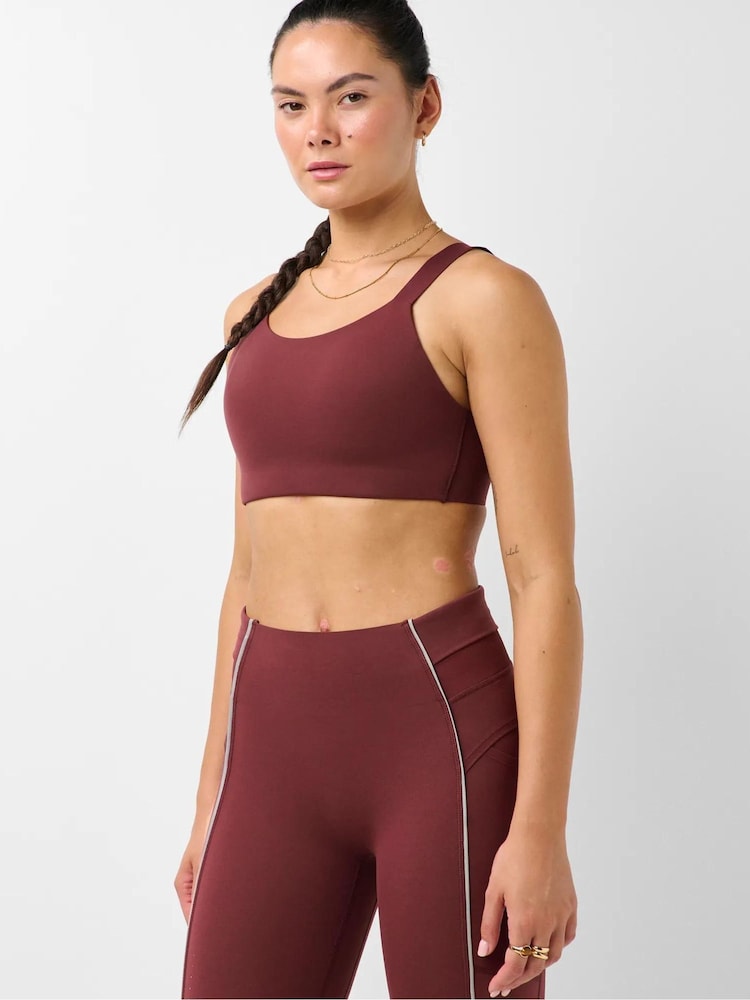 Sweaty Betty Malbec Red Runners High Sports Bra - Image 1 of 6