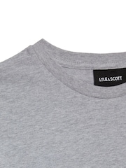 Lyle & Scott Light Grey Marl Boys Essentials 100% Cotton Crew Neck T-Shirt - Image 10 of 10