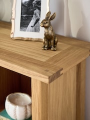 Laura Ashley Oak Milton Low Bookcase - Image 3 of 5