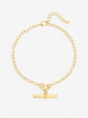 Inicio Gold Tone T-Bar Bracelet - Gift Pouch - Image 1 of 1