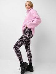Sweaty Betty Black Droplet Print Full Length Power Workout Leggings - Image 4 of 6