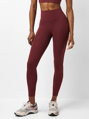 Malbec Red - Sweaty Betty All Day Leggings - Billede 2 af 6
