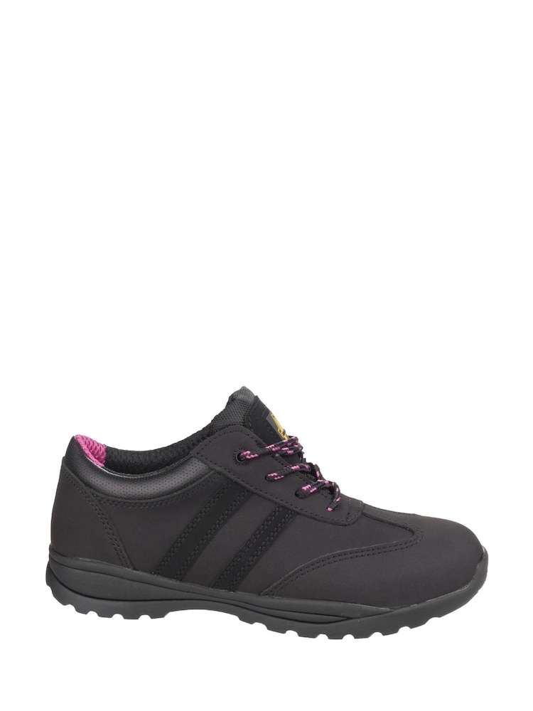Amblers Safety Black FS706 Sophie Lace-Up Safety Trainers - Image 1 of 5
