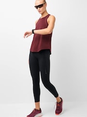 Sweaty Betty Malbec Red Breathe Easy Mesh Run Tank Top - Image 4 of 6