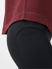 Sweaty Betty Malbec Red Breathe Easy Mesh Run Tank Top - Image 6 of 6