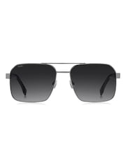 BOSS Grey Square Double-Bridge Sunglasses - Image 3 of 6