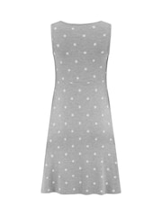 Pour Moi Grey Sofa Loves Lace Hidden Mesh Support Soft Jersey Chemise - Image 4 of 4
