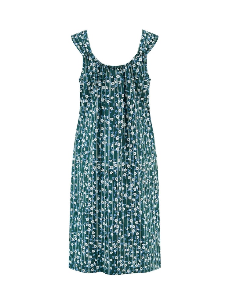 Pour Moi Green Pure Cotton Square Neck Chemise - Image 4 of 4 Pour Moi Green Pure Cotton Square Neck Chemise - Image 4 of 4