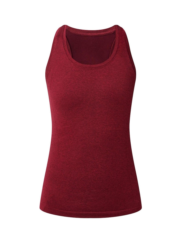 Sweaty Betty Malbec Red Athlete Seamless Workout Tank Top - Image 1 of 2