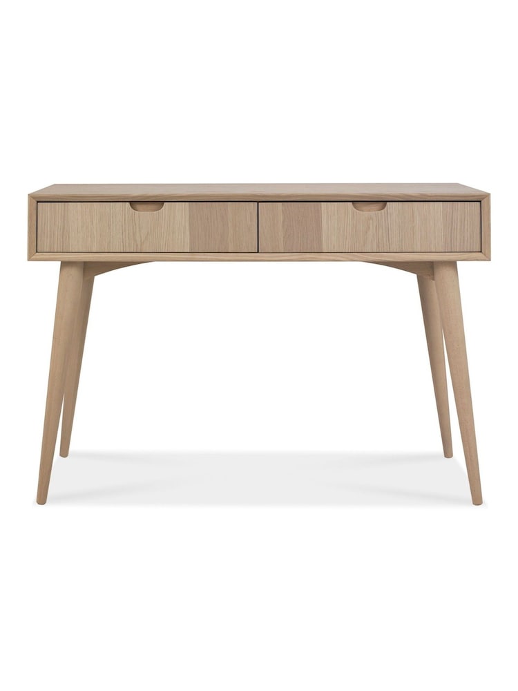 Bentley Designs Natural Dansk Console Table with Drawers - Image 3 of 3