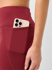 Sweaty Betty Deep Red Full Length Power Workout Leggings - Image 6 of 6
