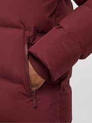 Malbec Red - Sweaty Betty Nimbus Longline Waterproof Puffer - Image 6 of 6
