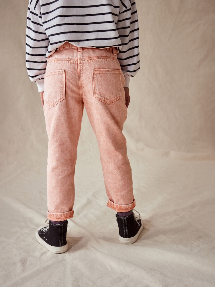 Apricot Wash Distressed Mom Jeans (3-16yrs) - Image 6 of 9